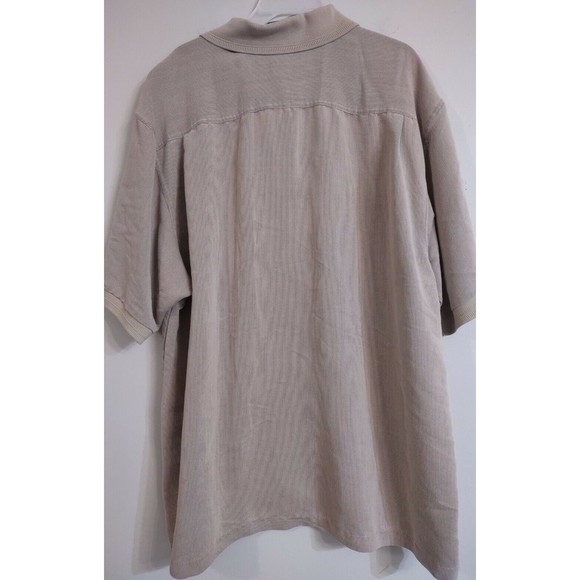 Penguin By MunsingWear Classic Fit Henley Style Polo Shirt Size XL Tan - Picture 5 of 7